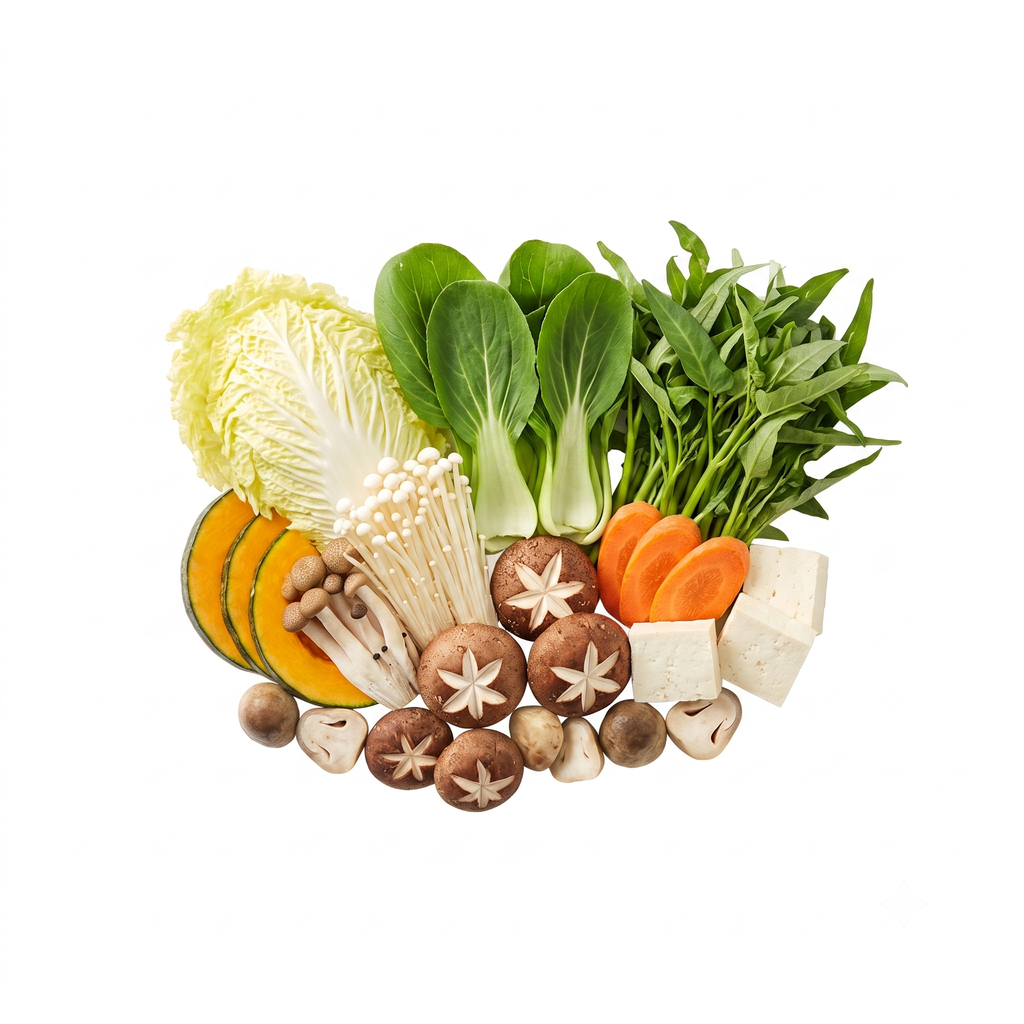 🥬 샤브샤브용 야채 모둠