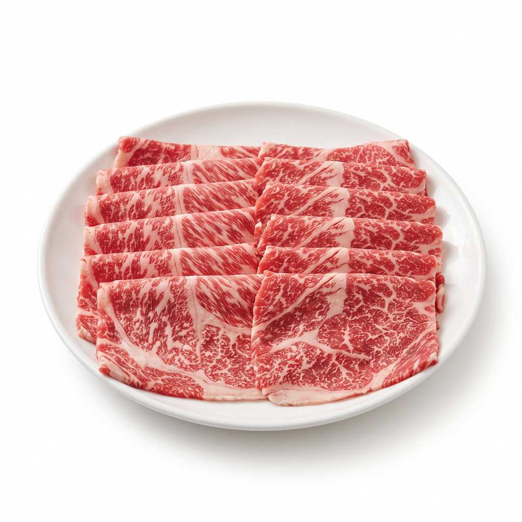 염소 진국 육수: (기본 (150g), 우삼겹 (기름기가 있어 고소한 맛) 🥓)