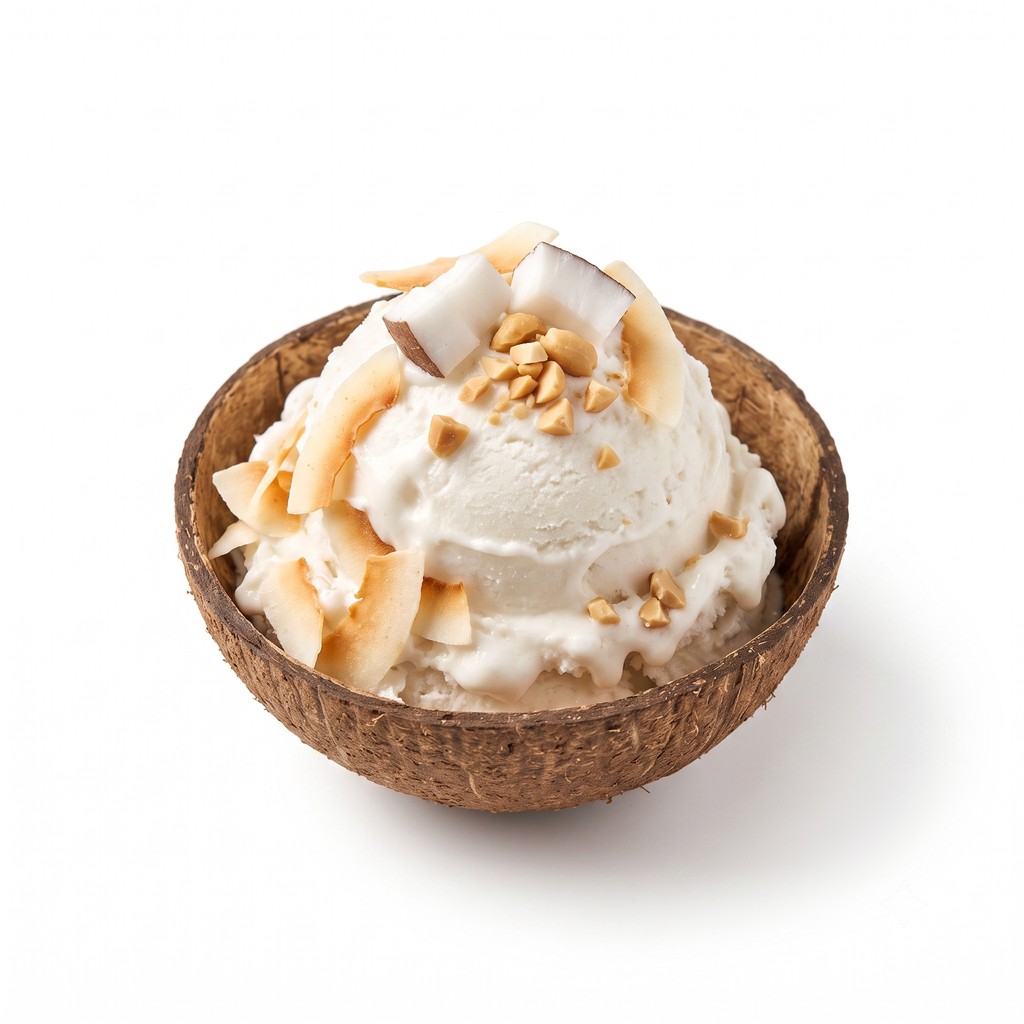 🥥 코코넛 밀크 아이스크림 (1조각 (기본) 🟢, 매장 취식 / 일반 포장 🟢)