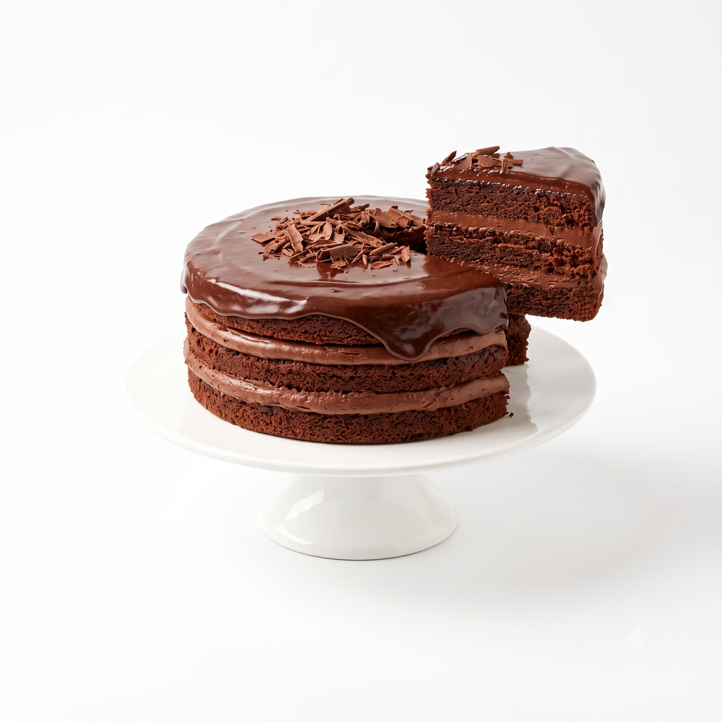 🍰 클래식 초콜릿 레이어 케이크 (1조각 (기본) 🟢, 매장 취식 / 일반 포장 🟢)