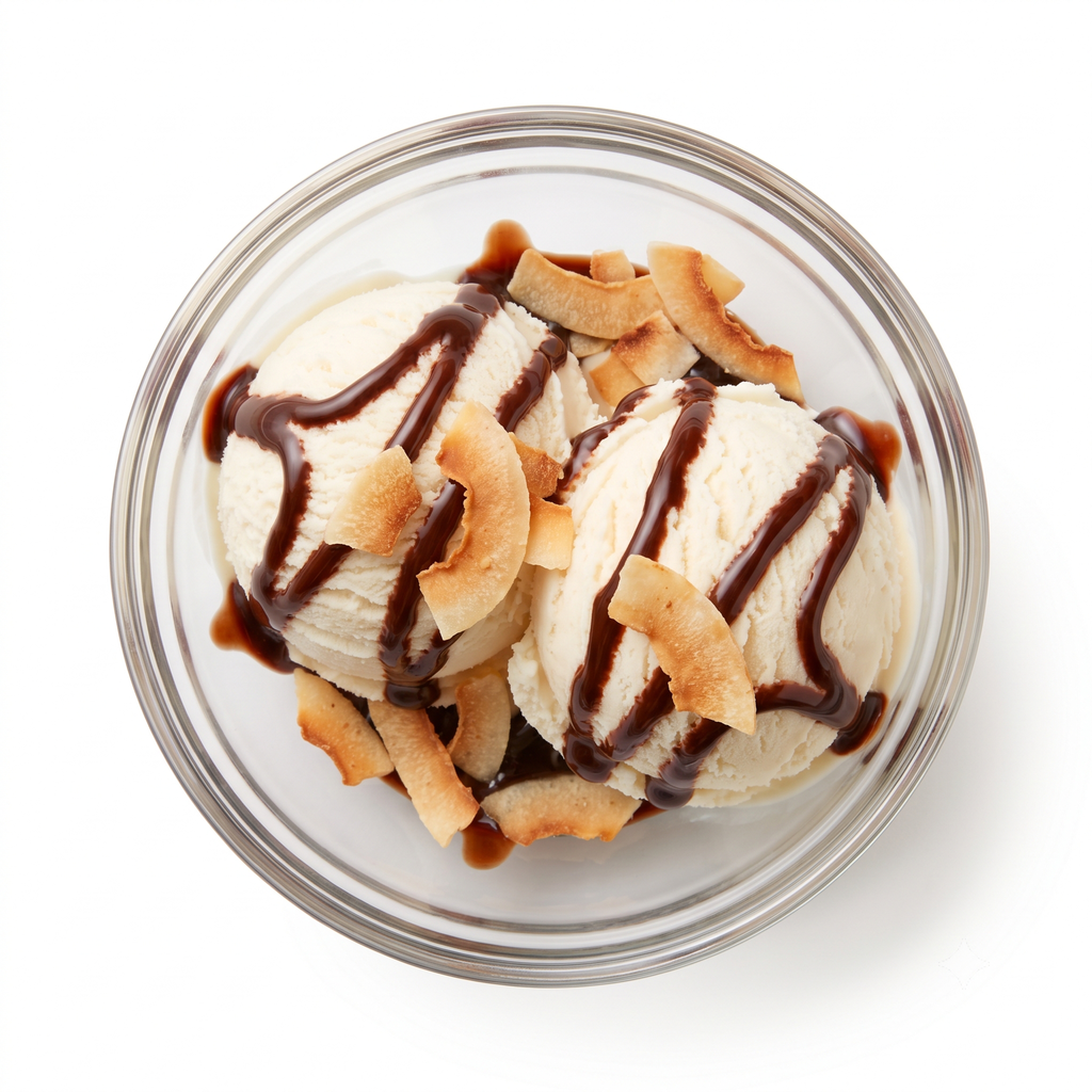 🍨 바닐라/초코 스쿱 아이스크림 (1 스푼 (기본/약 10g) 🟢)