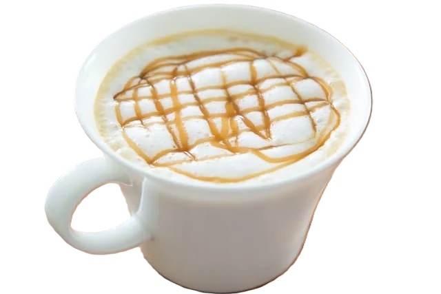Hot Caramel Macchiato {ຄາຣາເມລ ມັກຄີອາໂຕ ຮ້ອນ}