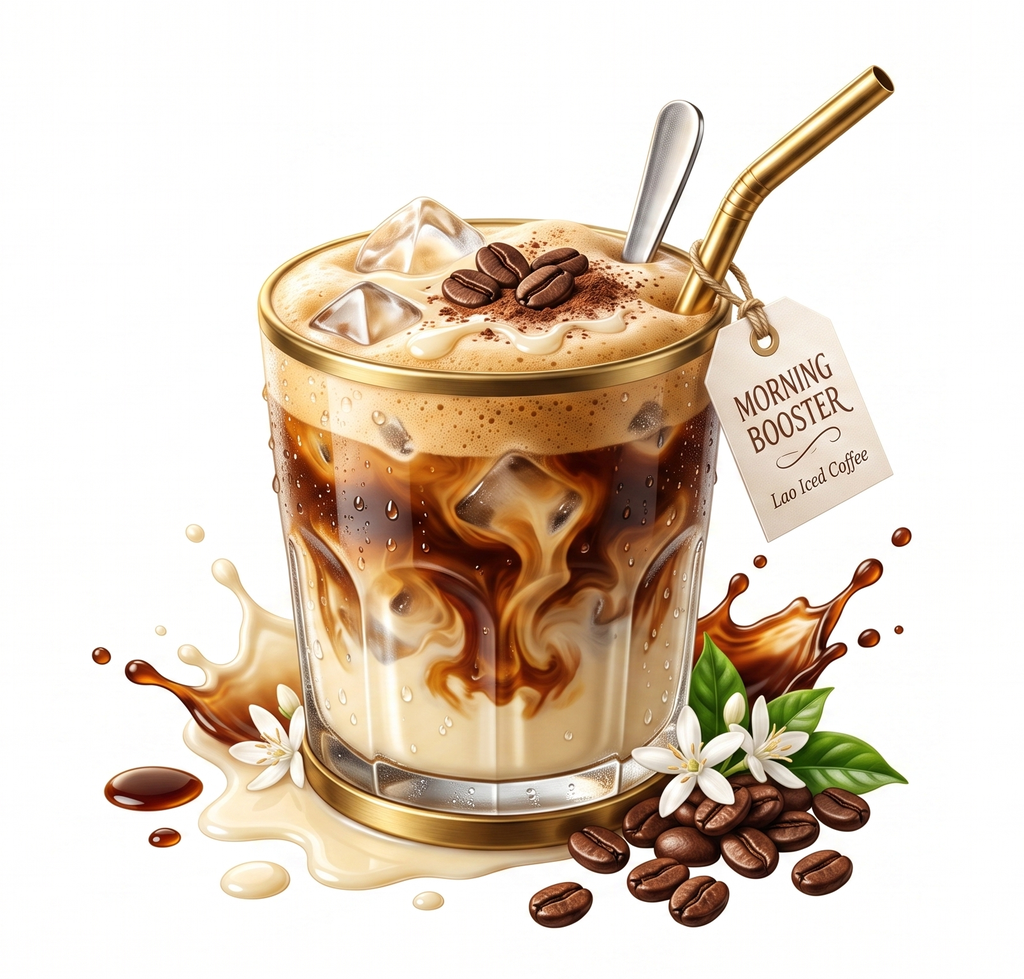 Iced Espresso Thai-Lao Style {ເອສເປຣສໂຊ ເຢັນ}
