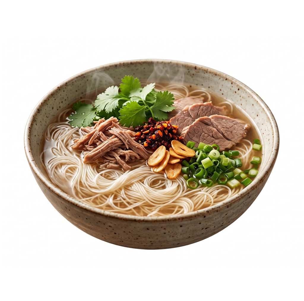 [🍜쌀국수] 염소 보양 까오삐약 (ທຳມະດາ / Regular, 맑은 육수 (뼈+무 등))
