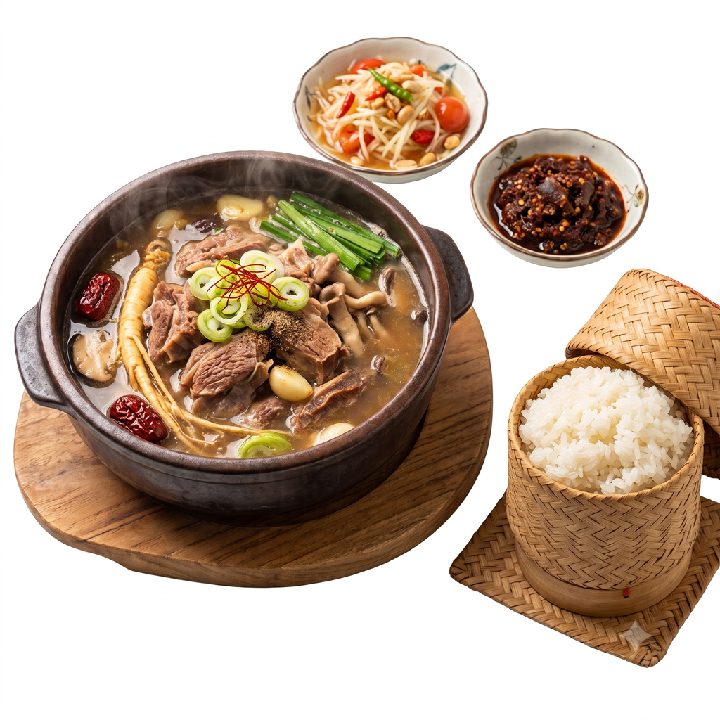 [🍚찰밥] 염소 보양 국물세트