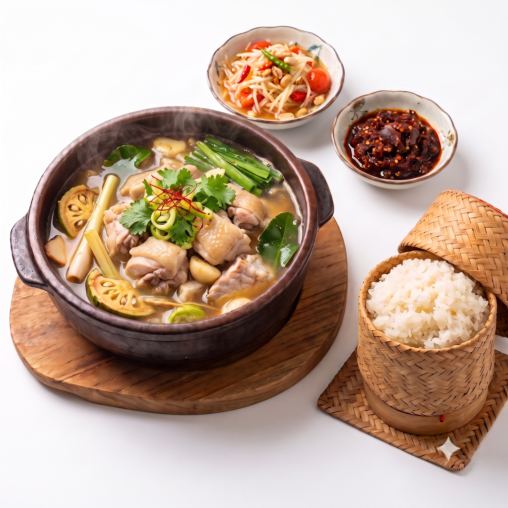 [🍚찰밥] 닭고기 국밥 세트